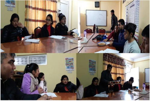 Picture 8: Meeting among DPOs leaders and Medicine and public health students from Teaching Hospital on new project associated with Disability awareness raising.