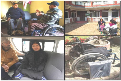 Picture 3: Mr. Saud, Ms. Anu and Ms. Bhawana enjoying counseling at CIL-Kathmandu