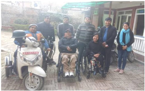 Picture 5: Ms. Rajuna and her husband visit at CIL-Kathmandu
