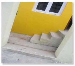 The staircase