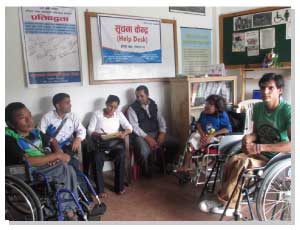 Our discussion with people from the government
