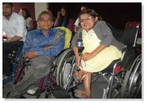 Me with Deepak – he is like my brother