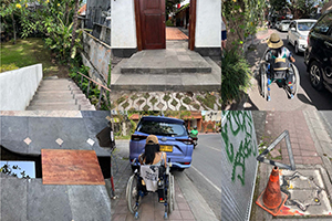 Picture 2: Some Accessible Obstacles I Encountered in Indonesia